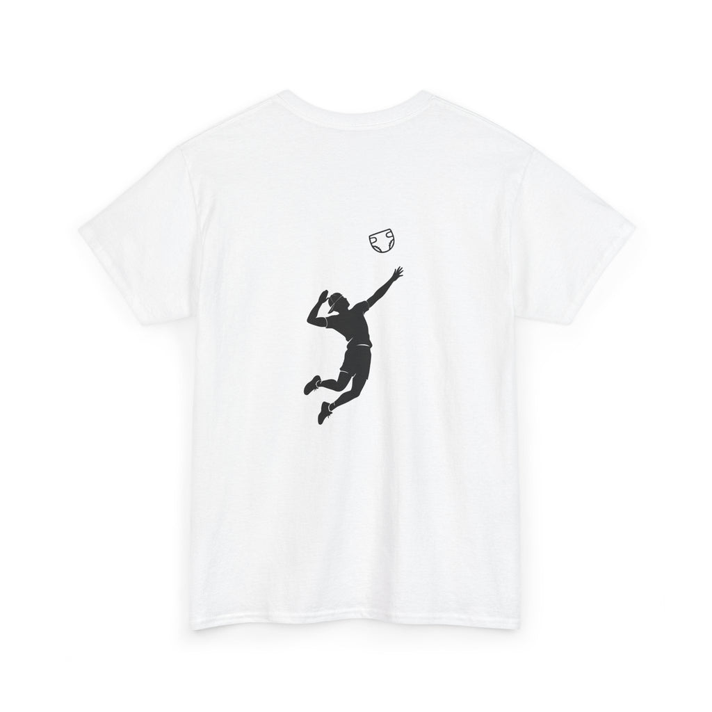 Volleyball Spike Silhouette Tee – Volleyball Graphic Shirt