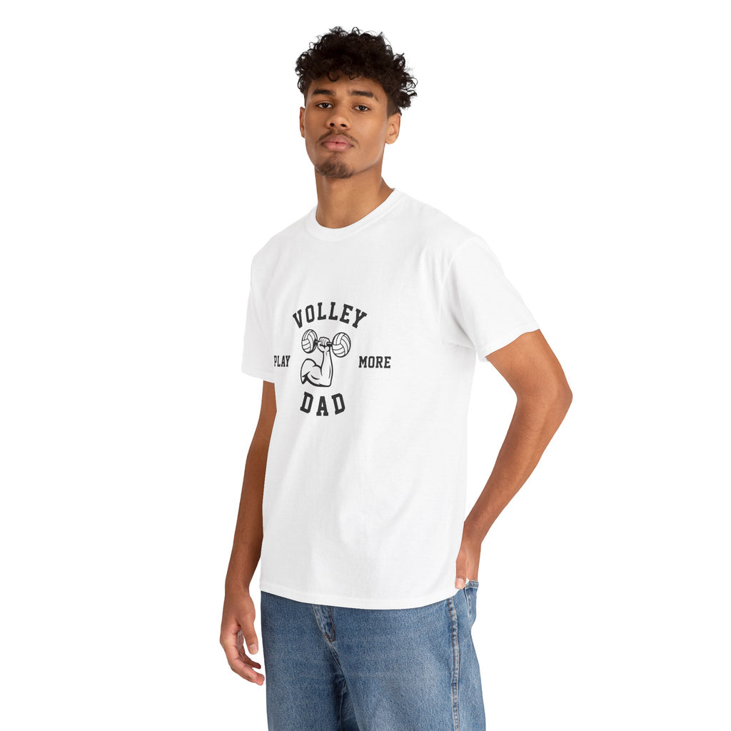 Volleyball Dad T‑Shirt — "Play More" Graphic Tee