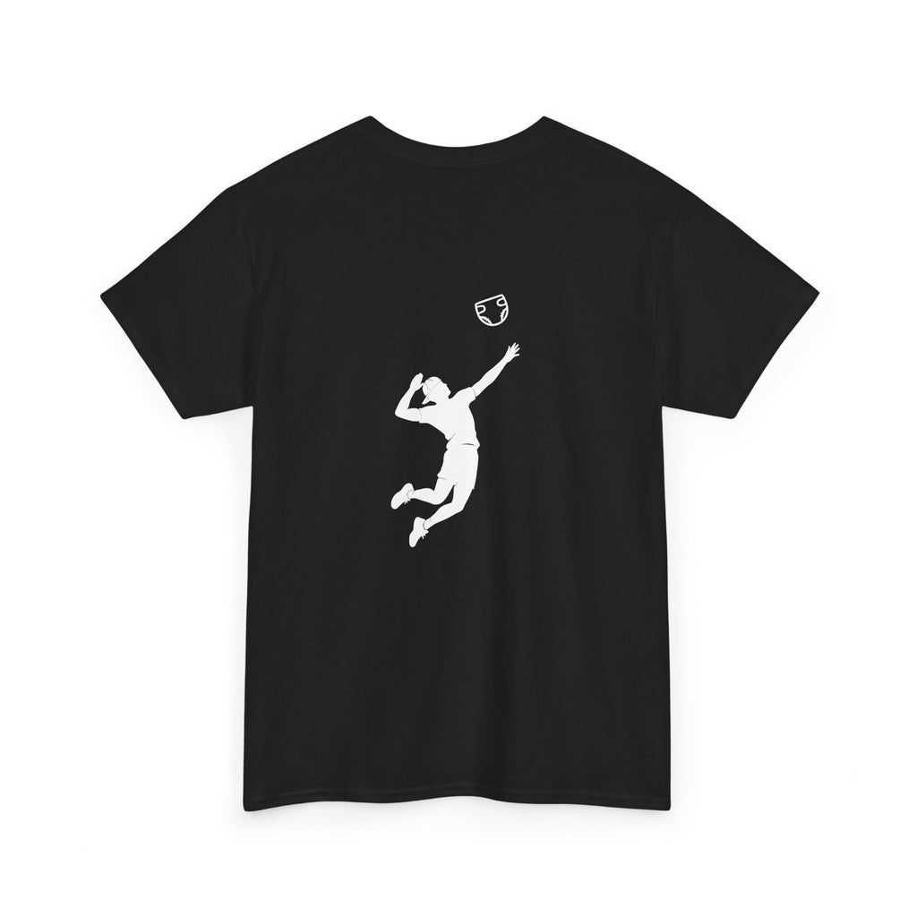 Volleyball Spike Silhouette Tee – Volleyball Graphic Shirt