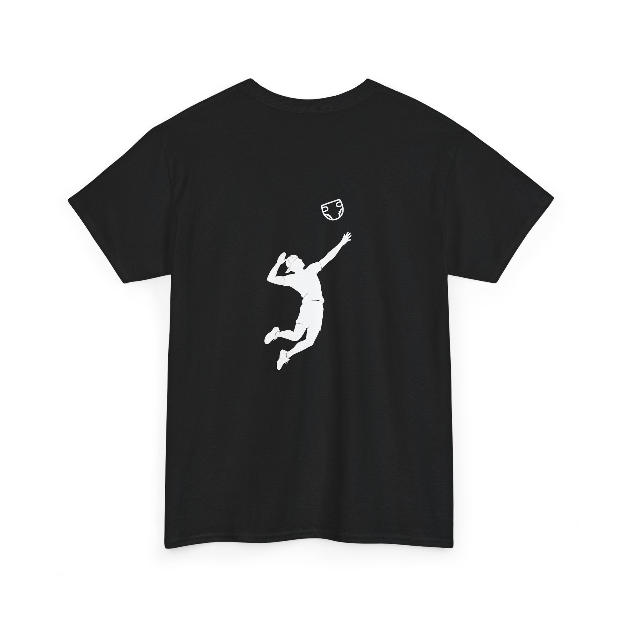 Volleyball Spike Silhouette Tee – Volleyball Graphic Shirt