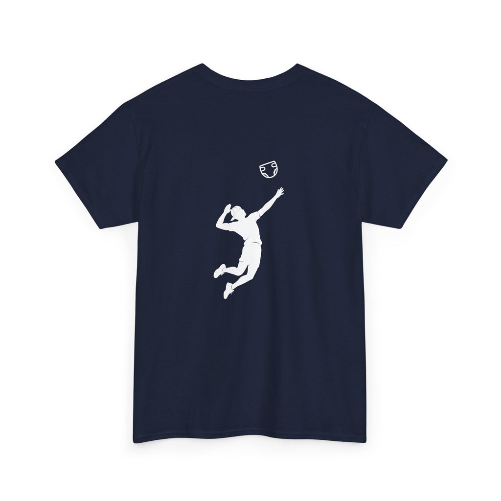 Volleyball Spike Silhouette Tee – Volleyball Graphic Shirt
