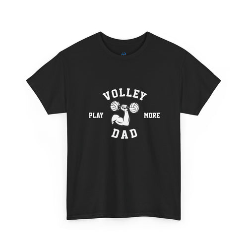 Volleyball Dad T‑Shirt — "Play More" Graphic Tee