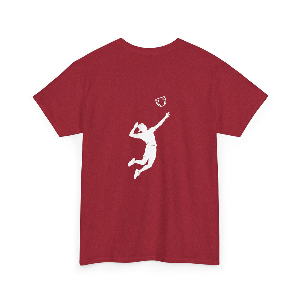 Volleyball Spike Silhouette Tee – Volleyball Graphic Shirt