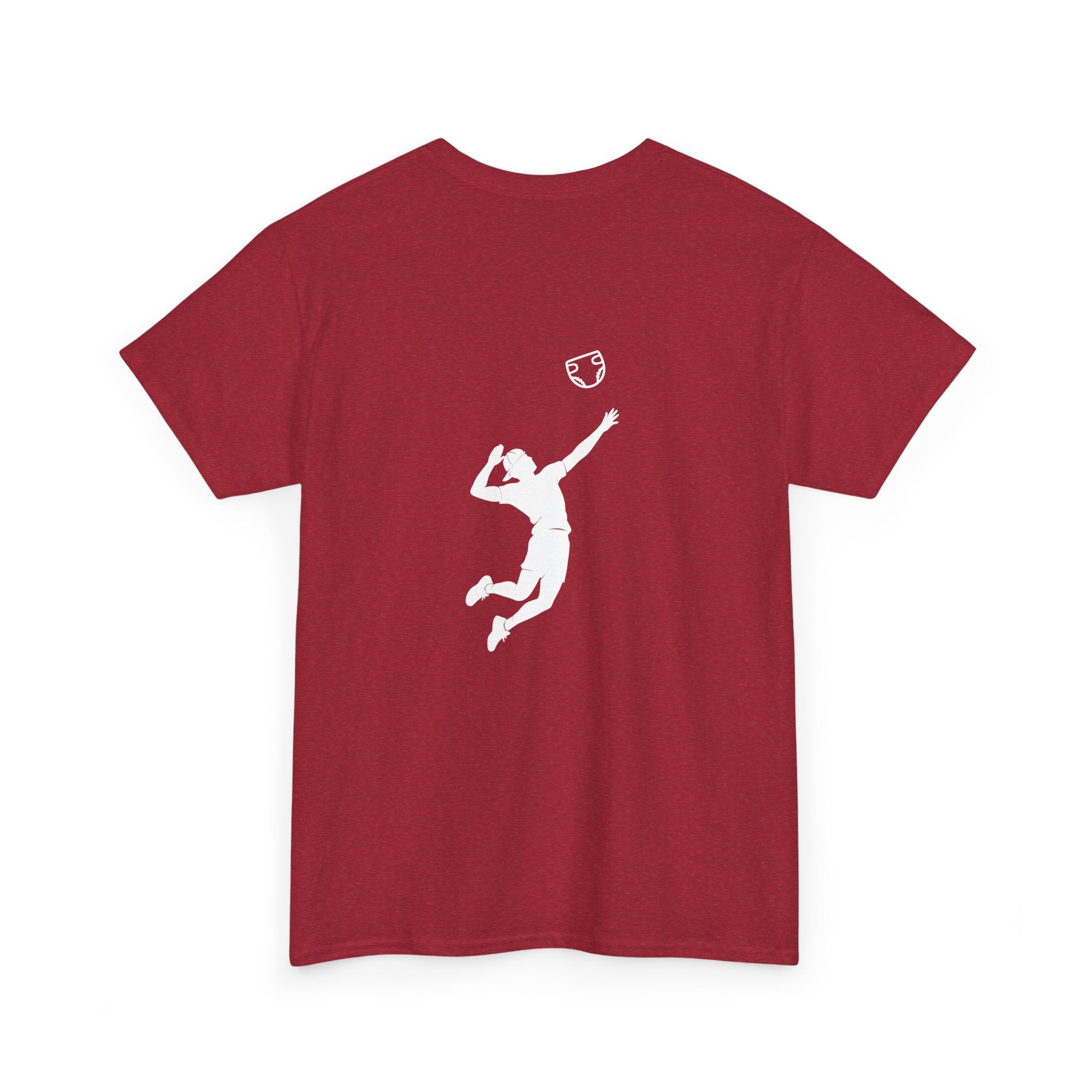 Volleyball Spike Silhouette Tee – Volleyball Graphic Shirt