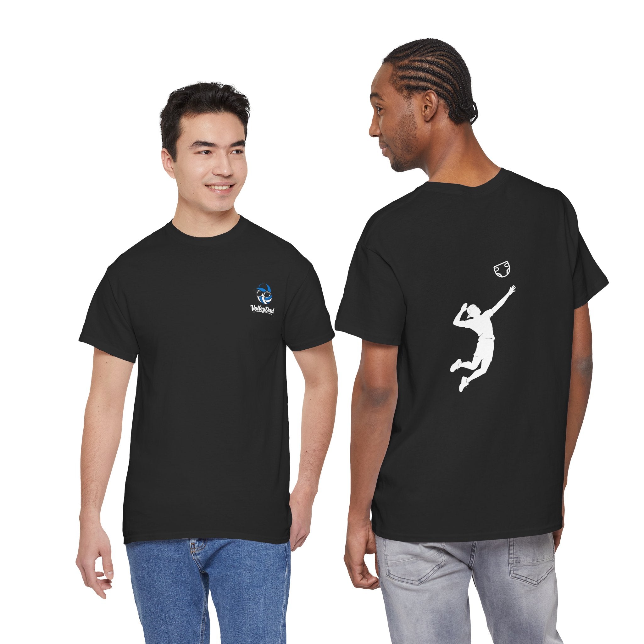 Volleyball Spike Silhouette Tee – Volleyball Graphic Shirt