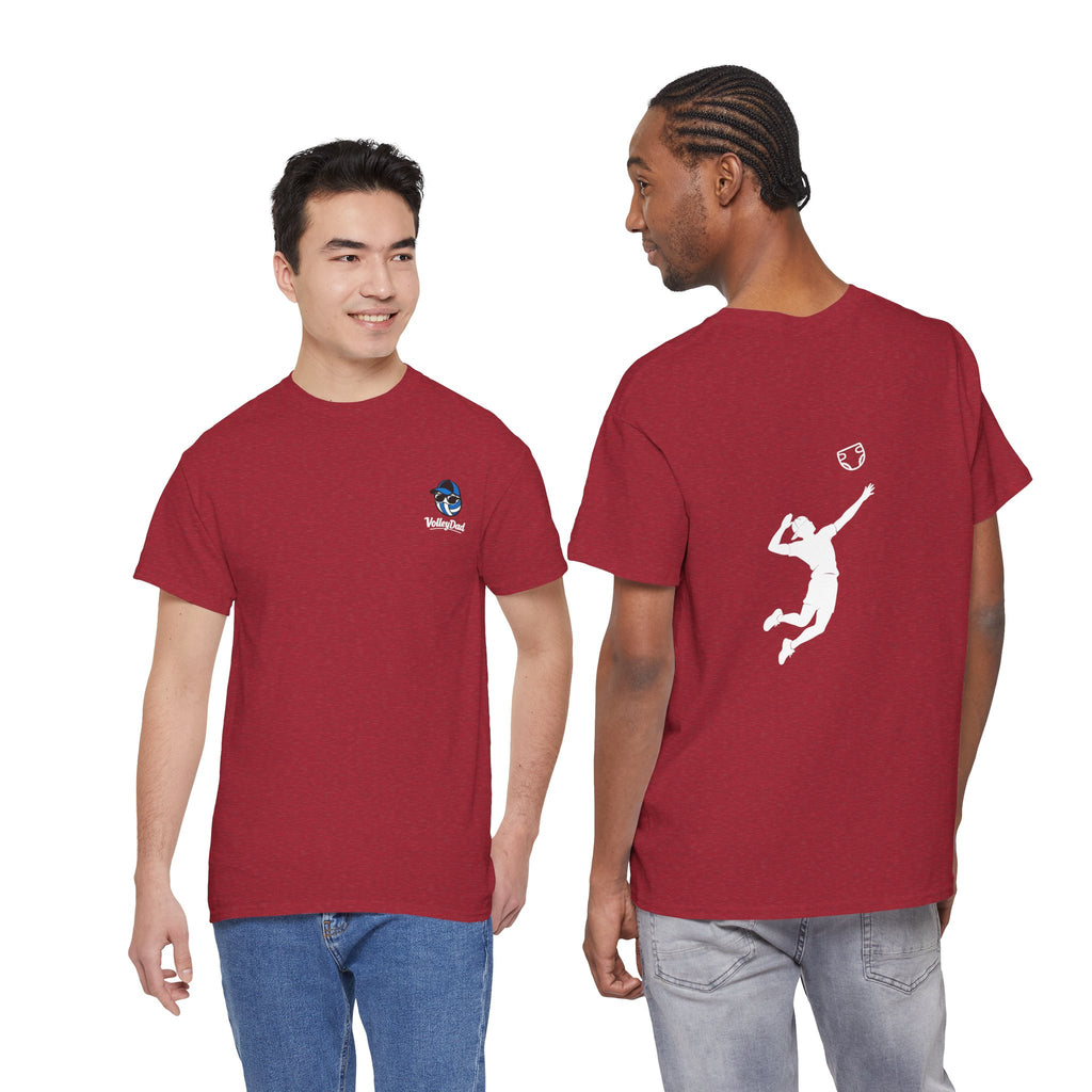 Volleyball Spike Silhouette Tee – Volleyball Graphic Shirt