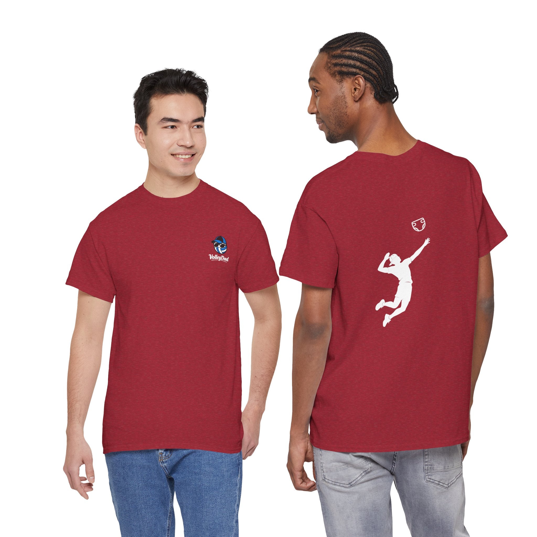 Volleyball Spike Silhouette Tee – Volleyball Graphic Shirt