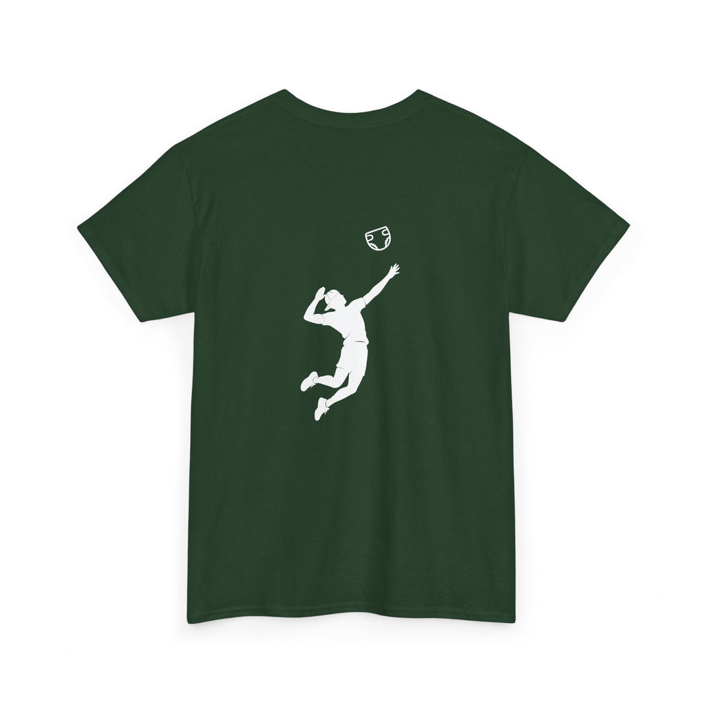Volleyball Spike Silhouette Tee – Volleyball Graphic Shirt