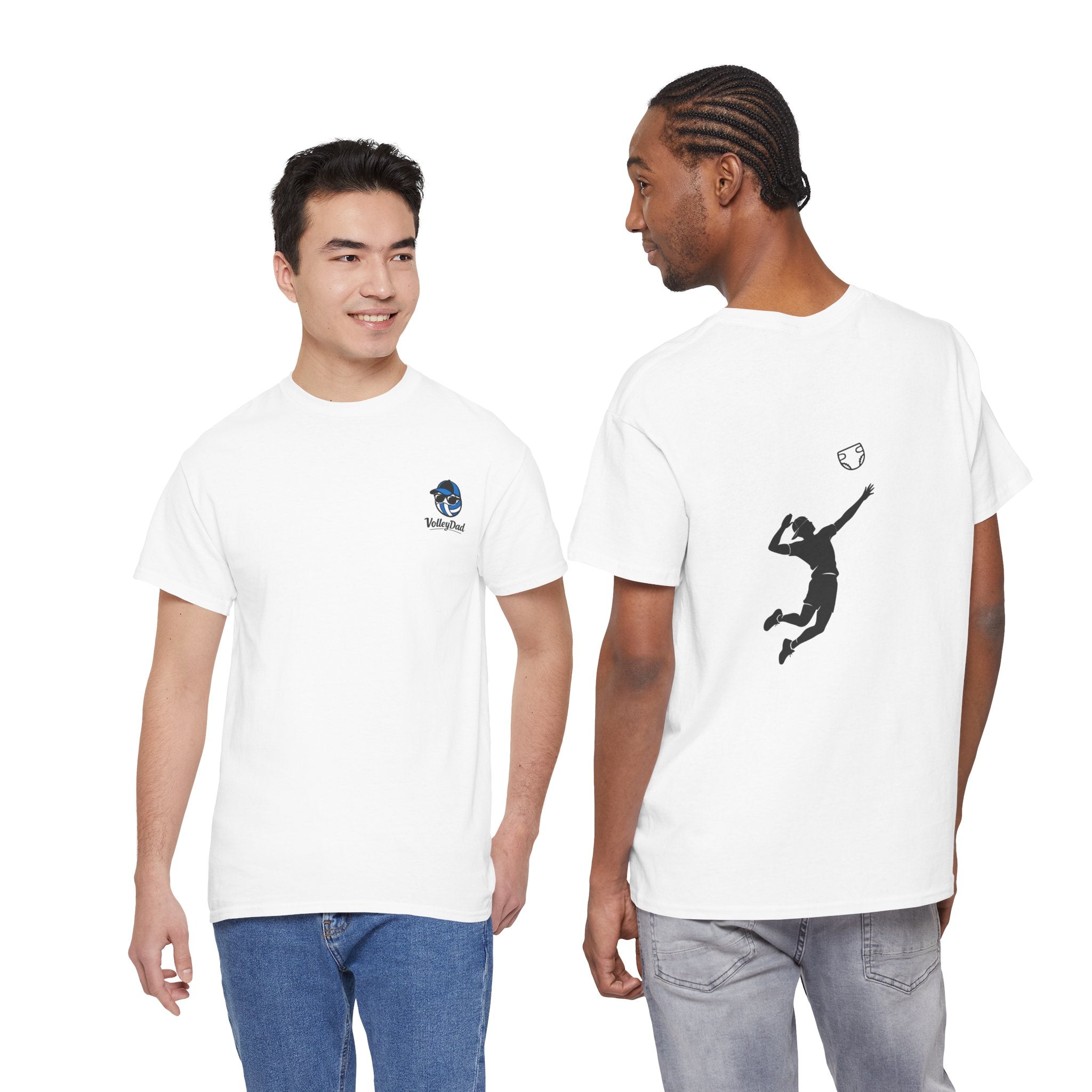 Volleyball Spike Silhouette Tee – Volleyball Graphic Shirt